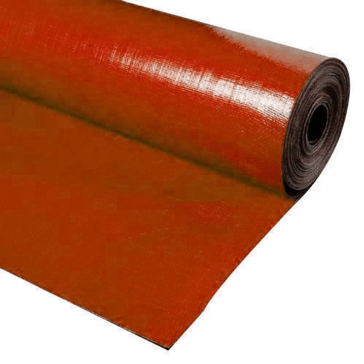 Rollo de Tarpaulin 4 mt de ancho y 50 mt de largo rojo (piso carpa)