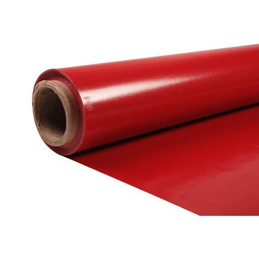 Rollo de Tarpaulin 2 mt de ancho y 100 mt de largo rojo (piso carpa)