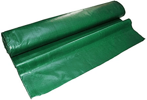 Rollo Tarpaulin verde 2 mt ancho x 100 mt largo (piso carpa)