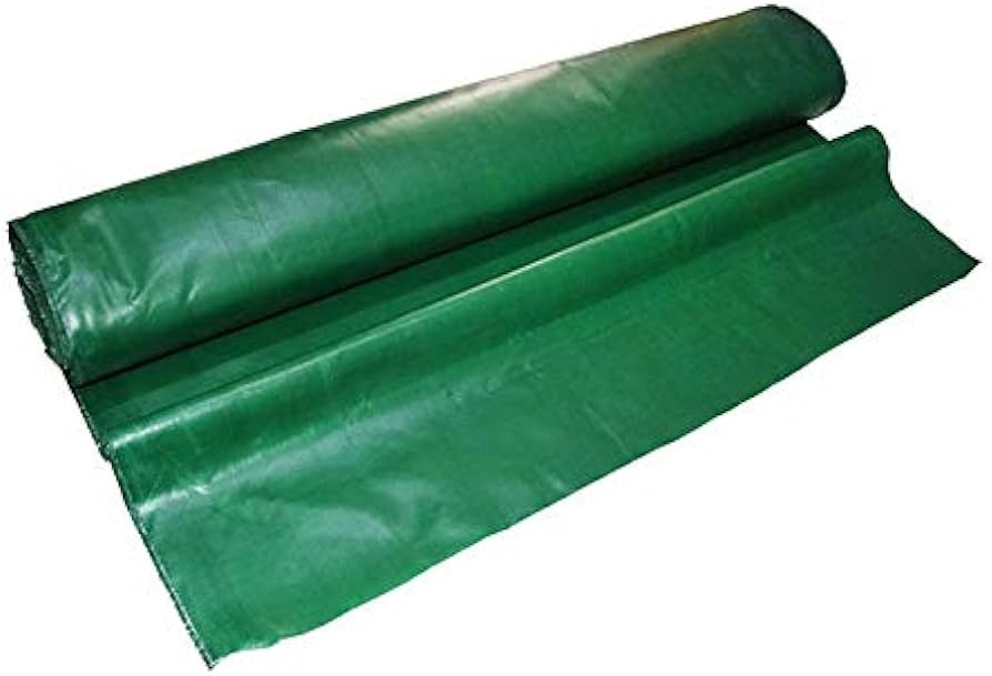 Rollo Tarpaulin verde 2 mt ancho x 100 mt largo (piso carpa) 1