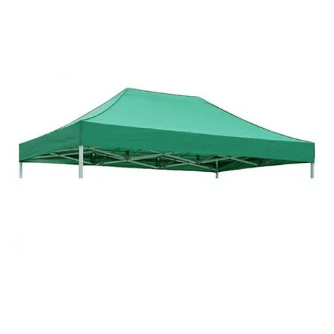 Lona remplazo para toldos plegable Verde 3X2 metros