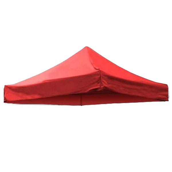 Lona remplazo para toldos plegable Rojo 3x3 metros 1