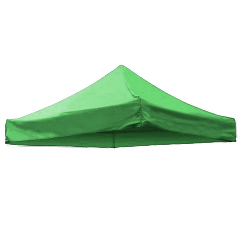 Lona remplazo para toldos plegable Verde 3x3 metros