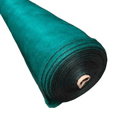 Rollo malla raschel 80% sombra Verde Negro 2.10 m ancho 100 metros 