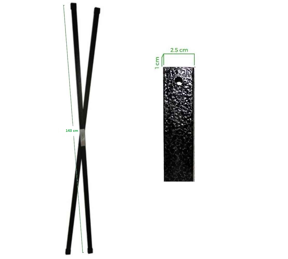 Repuesto para toldo plegable estandar set de Varas repuestos 143 cm 1