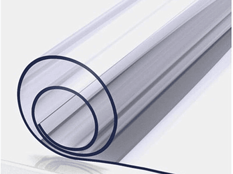 PVC transparente de 350 Micrones