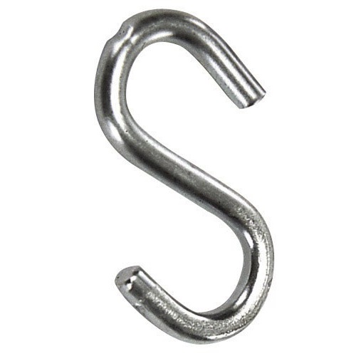 Gancho S Hierro Zincado 50 mm Paquete de 3 unidades 2