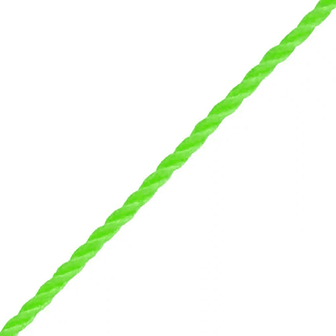 Cordel plastico Verde de 4 mm