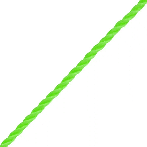 Cordel plastico Verde de 4 mm