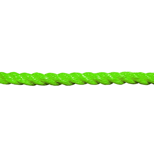 Cordel plastico verde de 8 mm