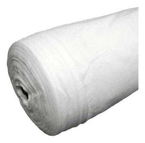 Rollo Raschel 65% sombra Blanco 2.10 mt de ancho 100 mt 