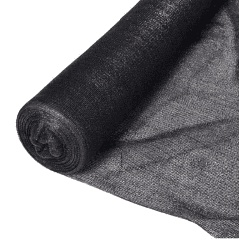 Rollo 65% sombra NEGRO 2.10 mt ancho 100 mt