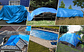 Carpa 6x4 Tarpaulin Azul/Plata - Miniatura 1