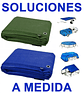 Carpa 6x8 Tarpaulin azul/Plata  - Miniatura 1