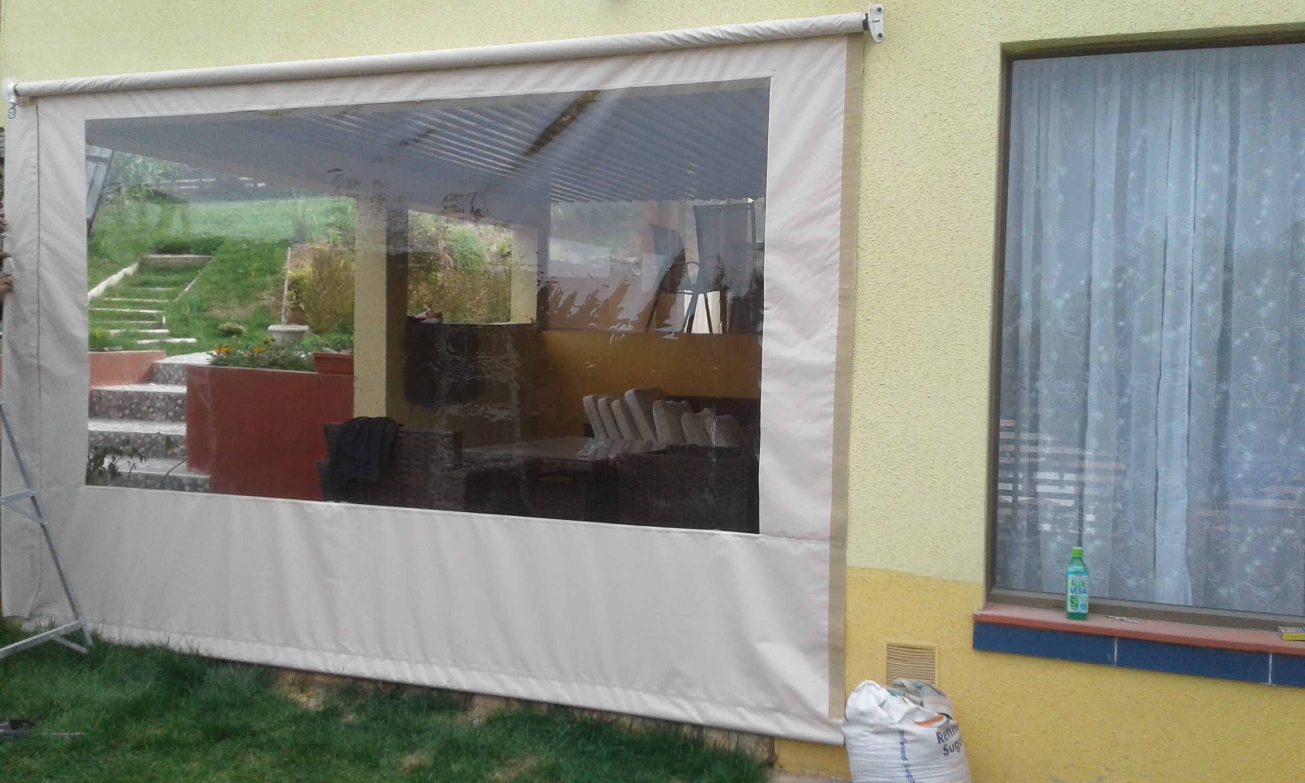 Cierre de terrazas medidas 200x200 cm 2