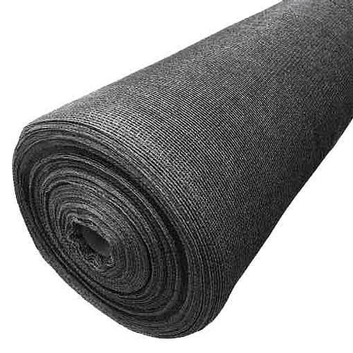 Malla raschel 90% sombra, 420 cm de ancho negro