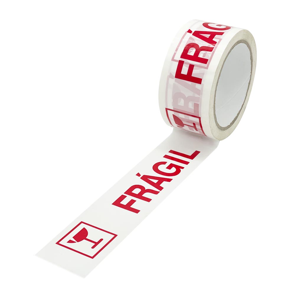 Cinta embalaje Fragil adhesiva 1