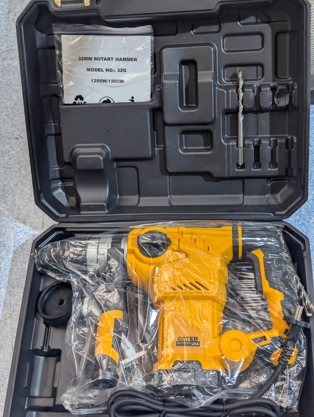 Rotomartillo Cater Taladro Industrial 1500w 4