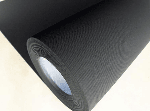 Rollo de Lona de PVC color Negro
