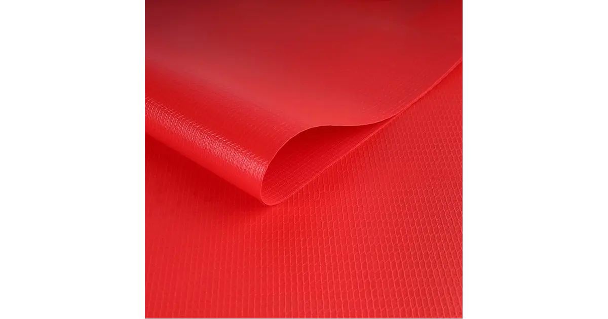 Lona de PVC color Rojo