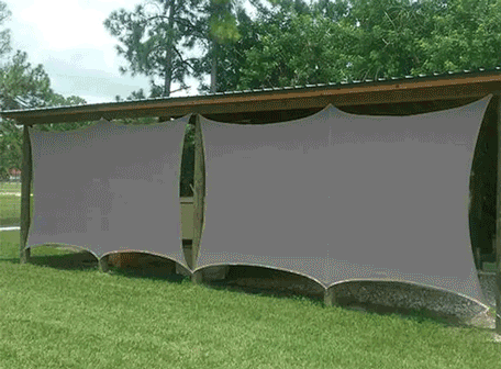 Malla Vertical 90% sombra, 3mt ancho x 2mt alto rectangular 1