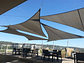 Toldo Vela 3x3x3 mt Beige 90% HDPE - Miniatura 2