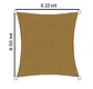 Vela sombreadora 4.5 x 4.10 mt 90% sombra HDPE - Miniatura 2
