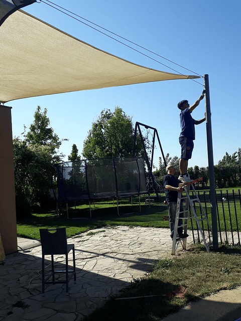 Vela 4X3.50 mt 90% HDPE Rectangular 