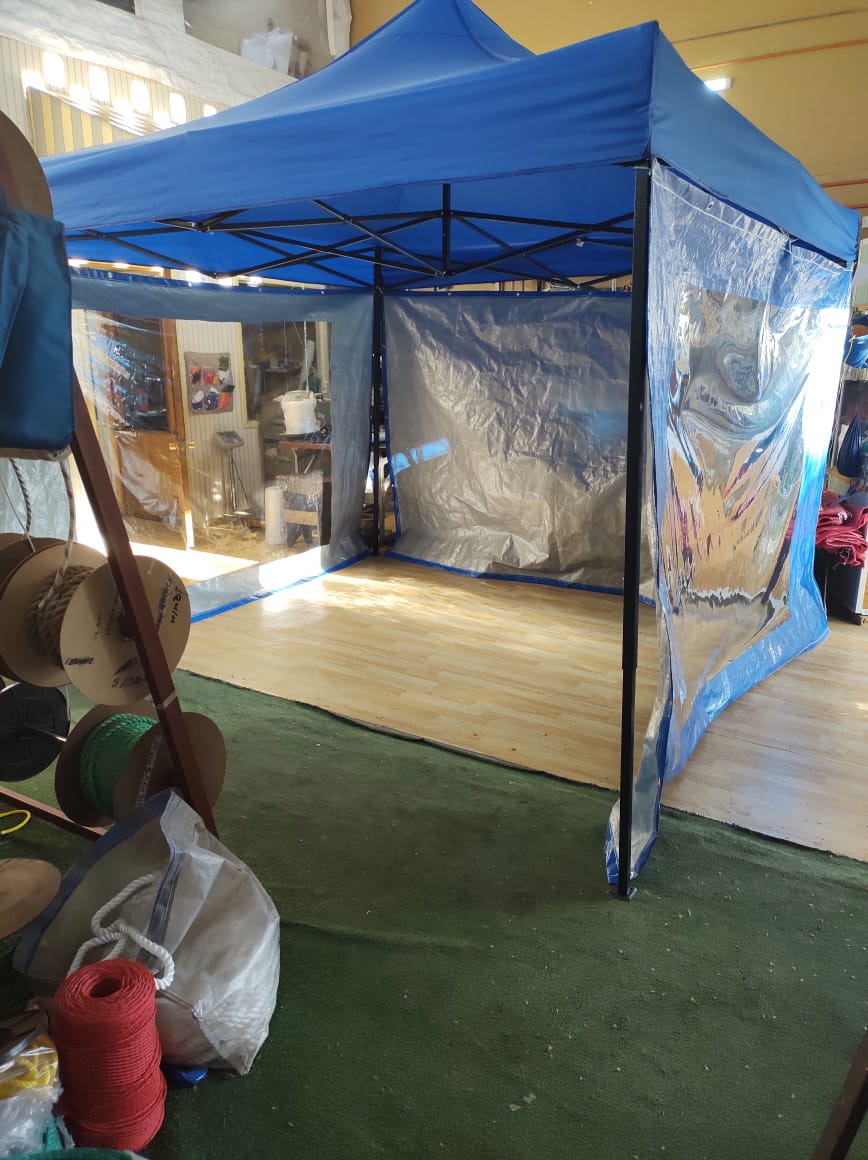 Cierre perimetral para toldo 3X2 con ventana 3