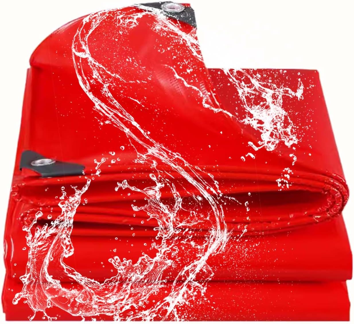 Piso carpa Tarpaulin 2 mt de ancho vendido por metro rojo 2