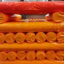 Rollo Tarpaulin NARANJO 4mt ancho x 50mt largo (piso carpa) 2