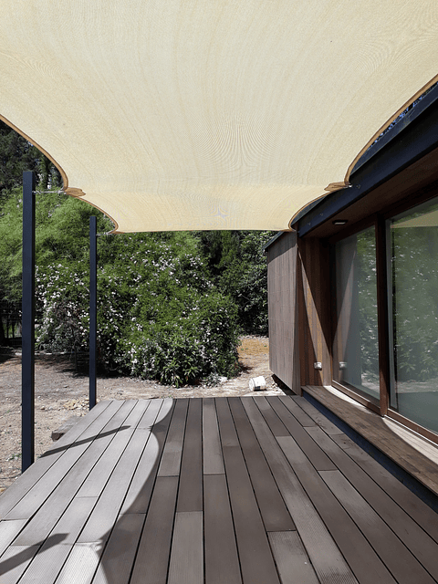 Vela 4x5 m 95% HDPE Beige Rectangular