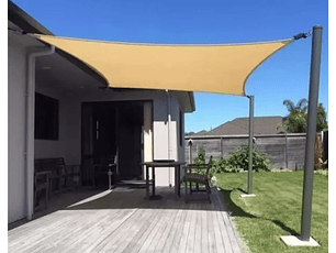 Malla 5.50 x 4.00 mt  95% sombra HDPE Beige 