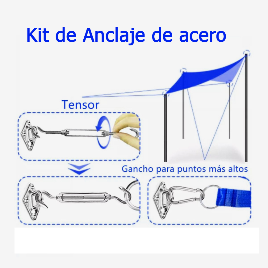 Monofilamento 5x2 mt 95% HDPE Alta resistencia  2