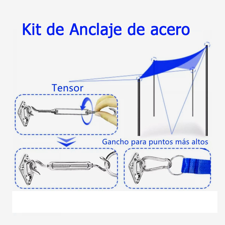 Monofilamento 5x2 mt 95% HDPE Alta resistencia  2
