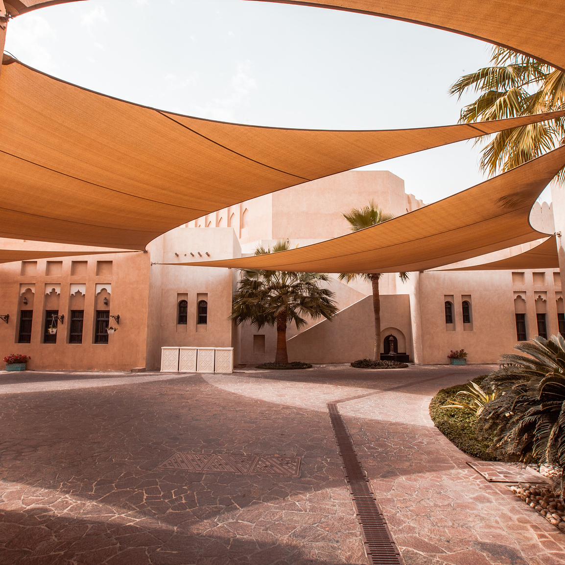 Vela 8x4 mt HDPE 90% Beige Rectangular 2