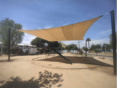 Vela 5x4 m 95% HDPE Beige Rectangular