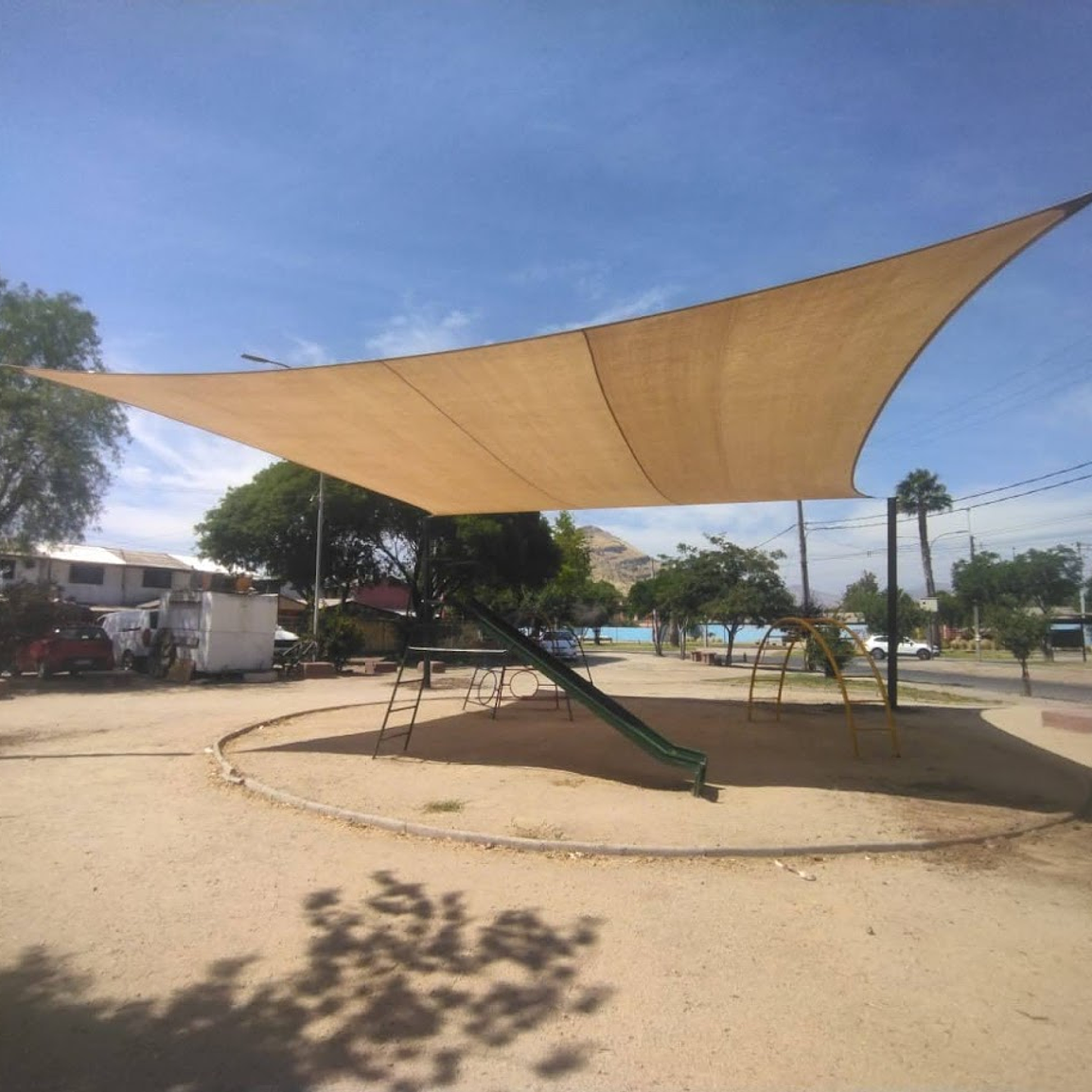 Vela 5x4 m 95% HDPE Beige Rectangular 1