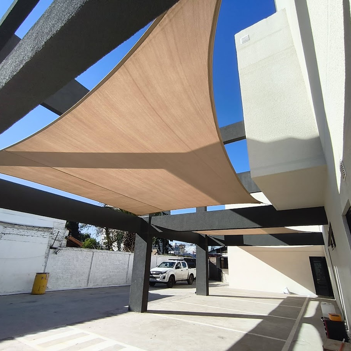 Vela 5x4 m 95% HDPE Beige Rectangular 3