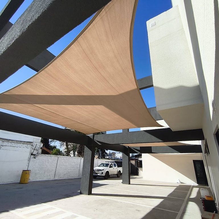 Vela 5x4 m 95% HDPE Beige Rectangular 3