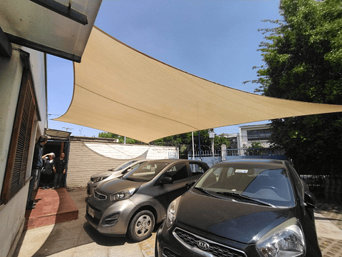 Vela 6x3 m 95% HDPE Beige Rectangular