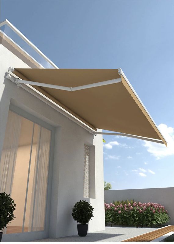 Toldo Retractil de 3x2.5 mt, color Beige o gris 1