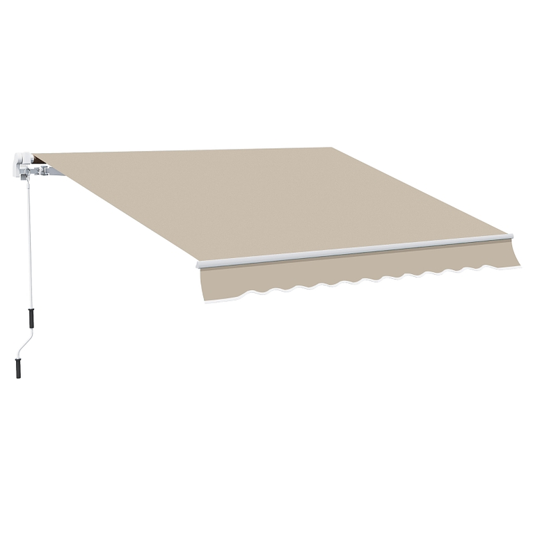 Toldo Retráctil 4X2.50 mt color beige 2