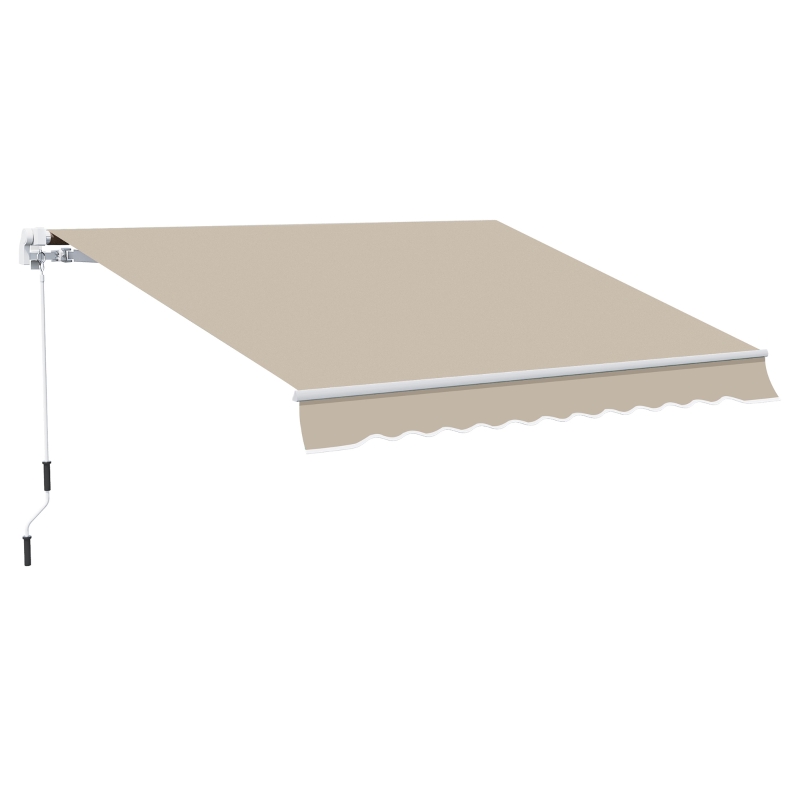 Toldo Retráctil Europeo 6x4 mt  color beige 2