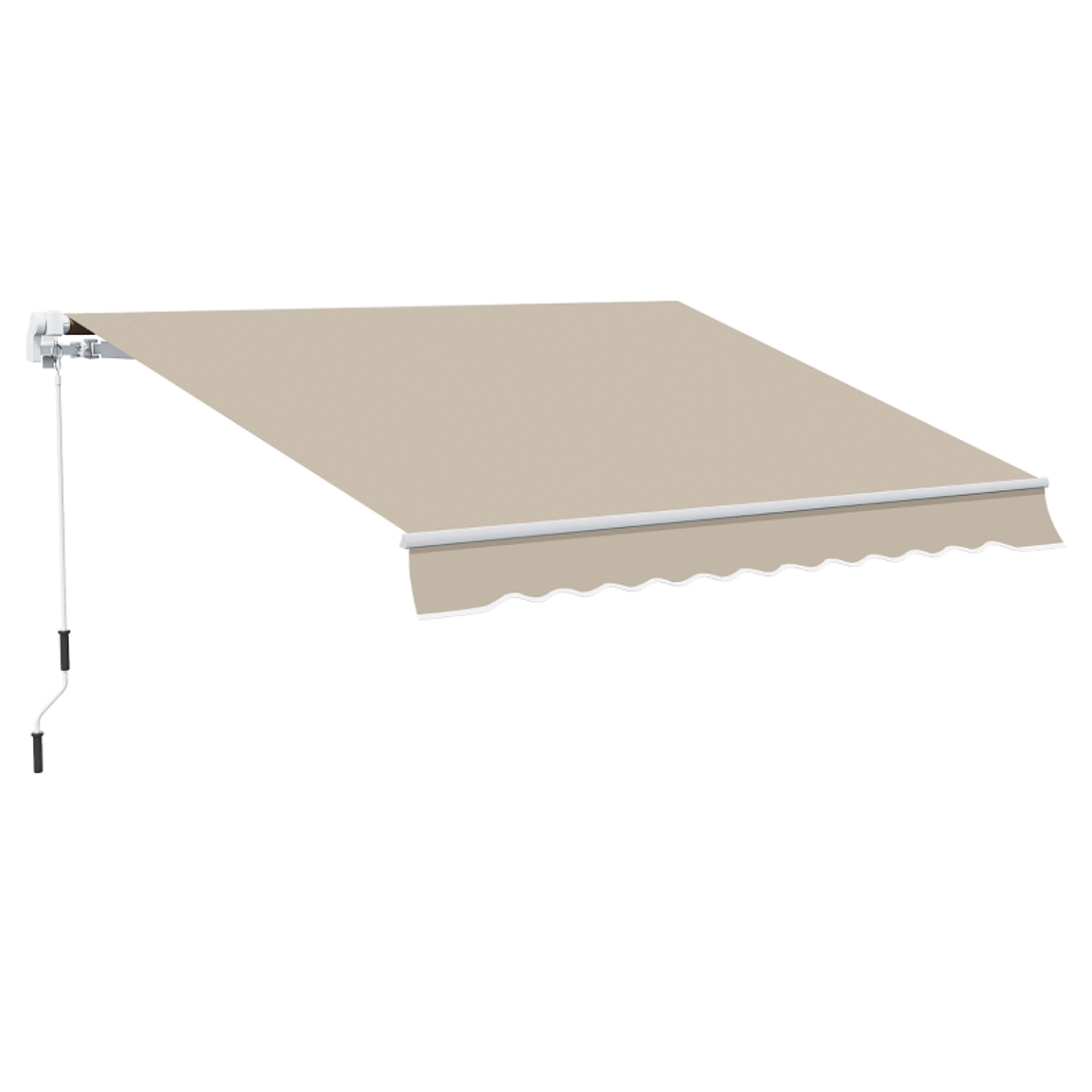 Toldo Retráctil Europeo 6x4 mt  color beige 2