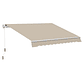 Toldo Retráctil Europeo 6x4 mt  color beige - Miniatura 2