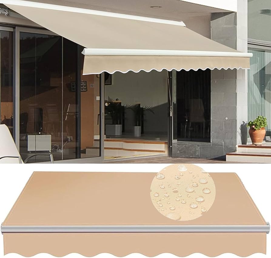 Toldo Retractil de 3x2.5 mt, color Beige o gris 3