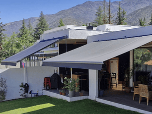 Toldo Retráctil 4X2.50 mt color beige o gris