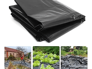 Plástico polietileno Negro 4m ancho vendido por metro