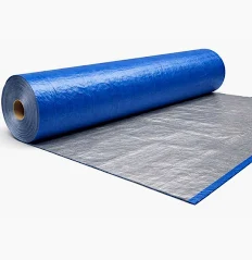 Rollo Tarpaulin Azul/Gris 2 m ancho y 100 m largo (piso carpa) 1